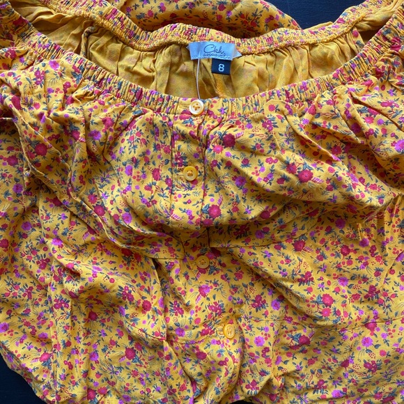 Yellow Off the Shoulder Dress - Picture 5 of 5